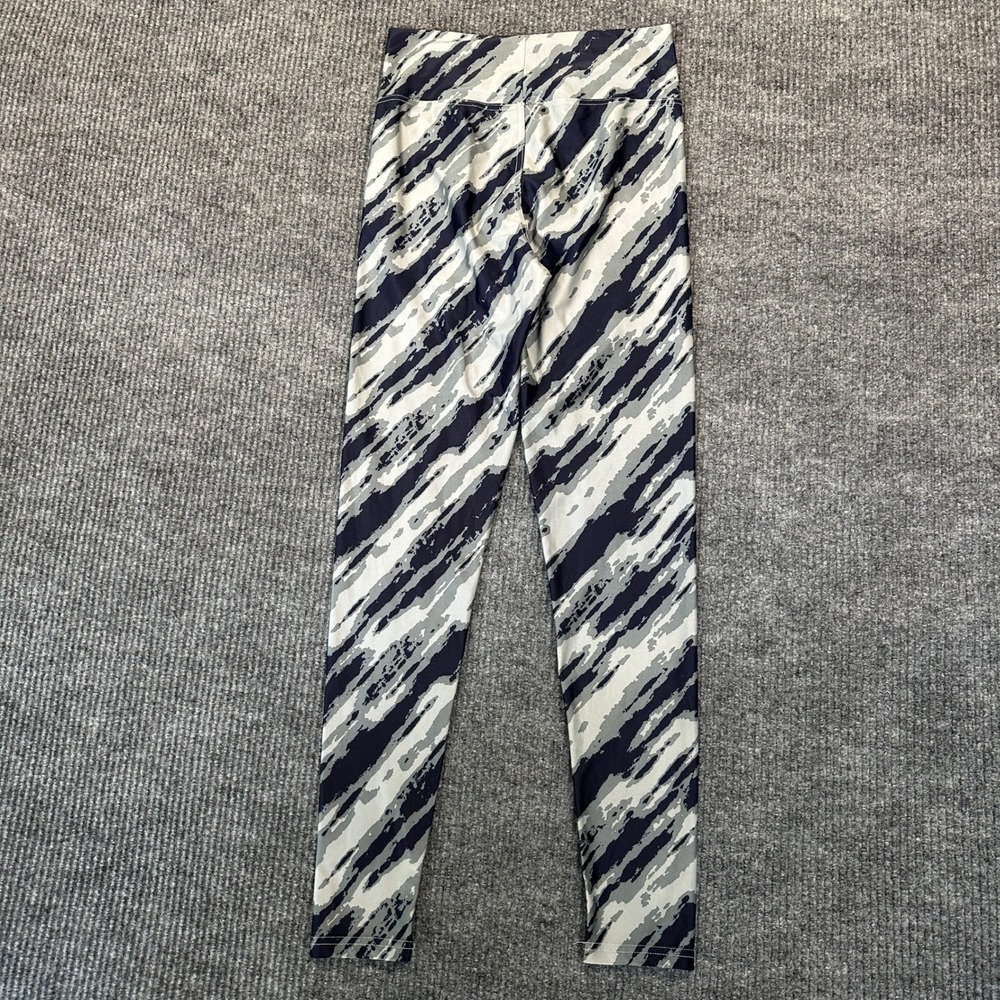 NFL Womens Dallas Cowboys Leggings Medium Navy Grey Camo Stretch Pants